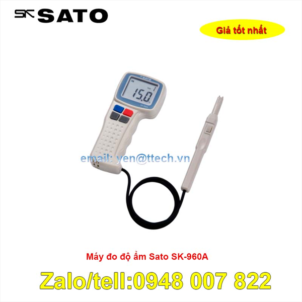 Máy đo độ ẩm Sato SK-960A type2