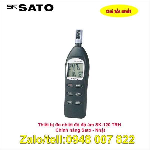 Máy đo nhiệt độ kỹ thuật số Sato SK-120TRH