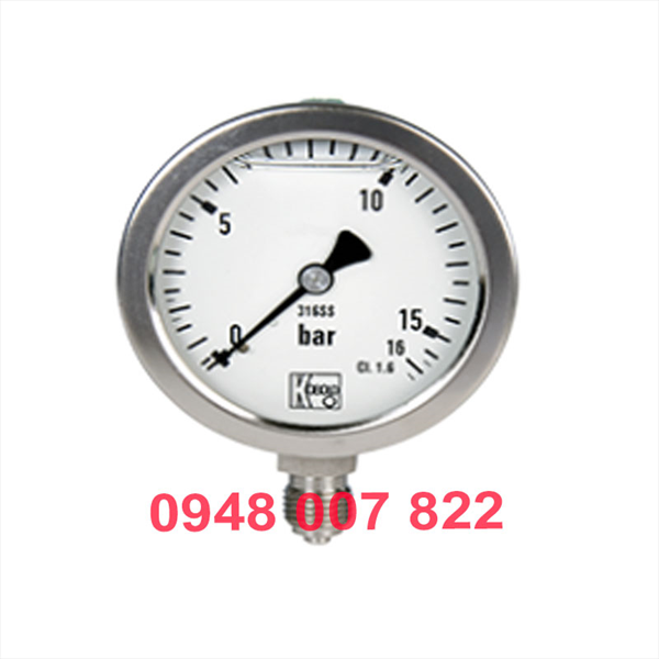 Đồng hồ đo áp suất có dầu MAN-R (Kobold)