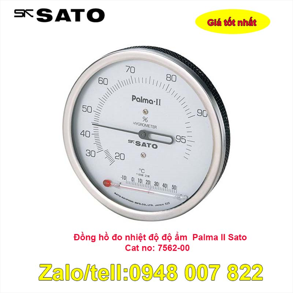 Đồng hồ đo nhiệt độ độ ẩm Sato PALMA II
