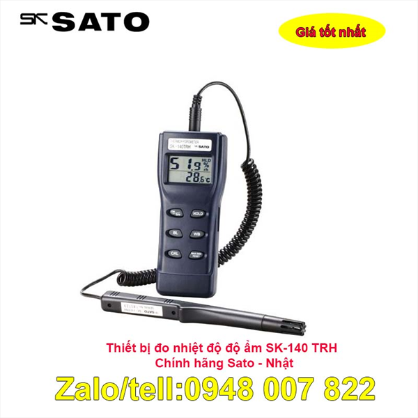 Máy đo nhiệt độ độ ẩm Sato SK-140TRH